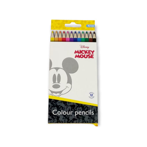 Picture of COLOUR PENCILS MICKEY MOUSE X12PCS